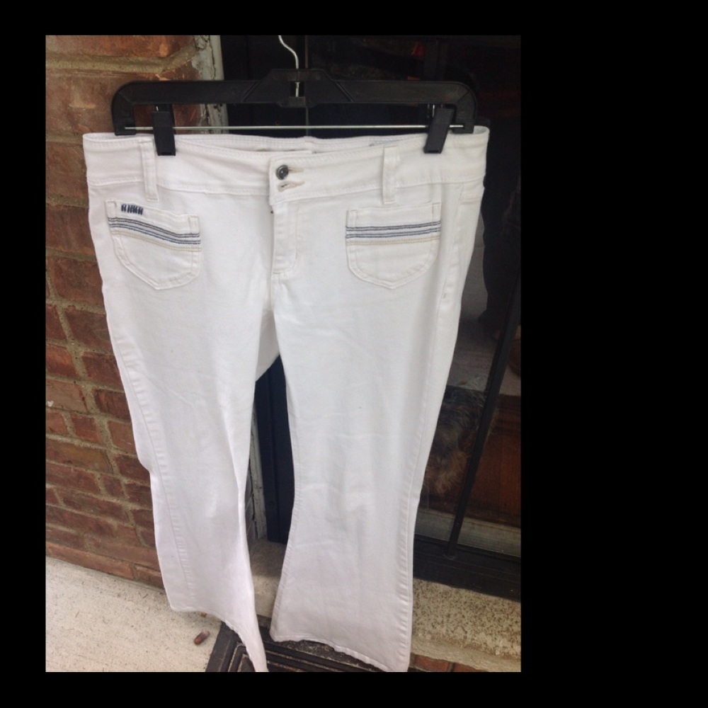 Rocks & indigo indigo white jeans size 10